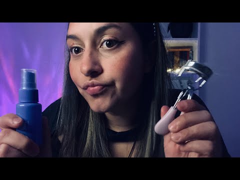 ASMR ✨ SOY TU AMIGA ANTIPÁTICA Y MAQUILLO A TU PRIMA ‼️😂 (ROLEPLAY) ❤️