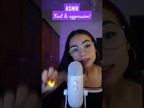 ASMR FAST & AGGRESSIVE!🤩✨️ | ASMR en español para dormir | #shortasmr | #asmrshorts | Pandasmr