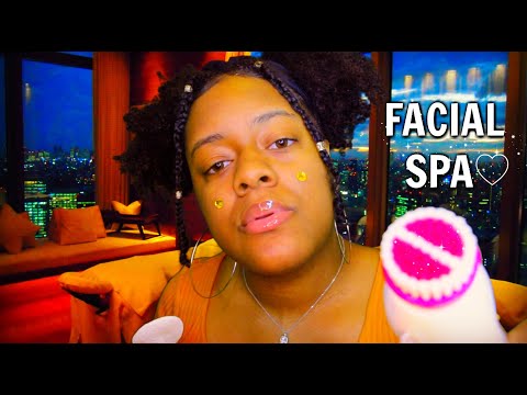 ASMR - Spa Facial Treatment & Massage ♡💆🏽‍♀️✨