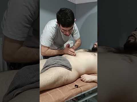 VERY RELAXING TURKISH MASSAGE FOR CHEST, ARMS AND ABDOMEN #satisfying #relaxing #asmr #massage