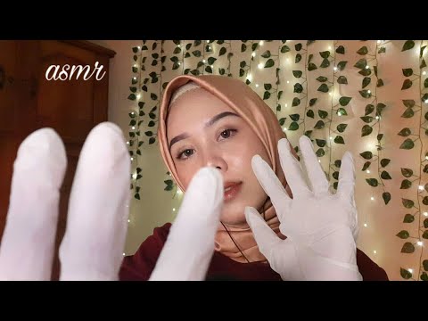 ASMR Glove Sounds for Tingles ❣️| Latex glove, Oily latex gloves, Handmovements, Whispering