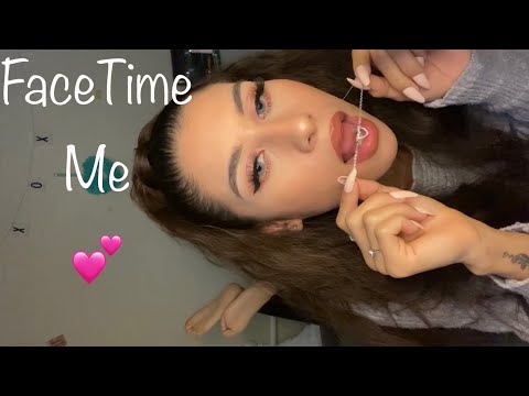 ASMR FaceTime Me in bed 📲 Relaxing Conversation , Soft Spoken Rambling 💕