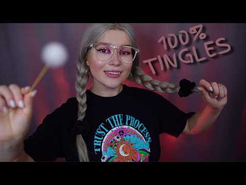 ASMR what’s the tingliest trigger for your ears? 👂🏻✨ No talking, hair on the mic, tapping for rest