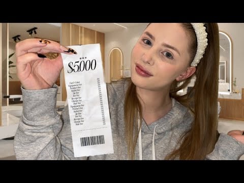 ASMR Roleplay | Receptionist at the Most Overpriced Hair Salon Checks You Out 💇‍♀️💞💸