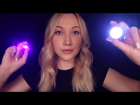 ASMR Light Hypnosis For DEEP Sleep 💤 (follow the light, instructions, focus triggers)