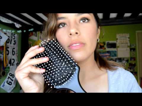 ASMR: Hair Cutting Roleplay {scissors, hair brush sounds, scalp massage}