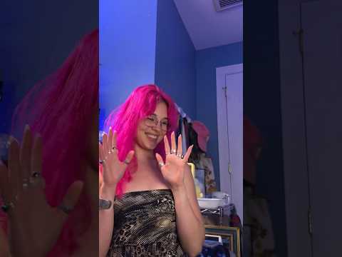 Night routine ft. touched up hair finally!💖 #asmr #vlog