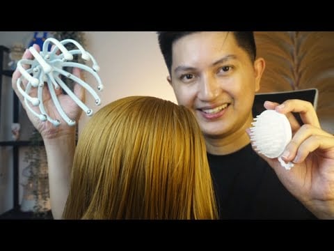 ASMR ROLEPLAY HEAD MASSAGE 99.9% Making Sleep Fast Right Now