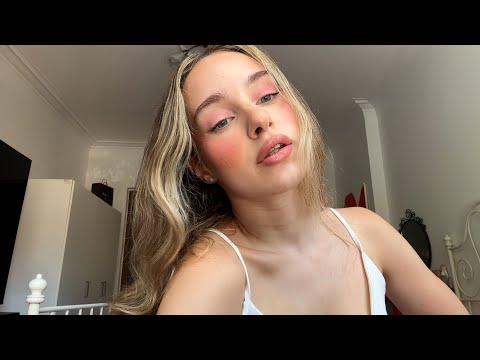 Pink Makeup Look Routine 🎀 ASMR Style