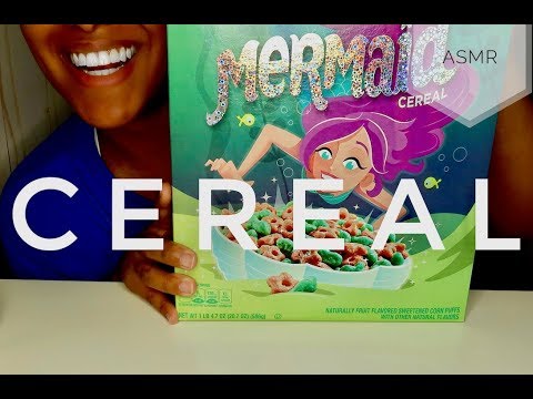 ASMR CEREAL | MERMAID CEREAL | Soft Crunchy Eating Sounds | NO TALKING