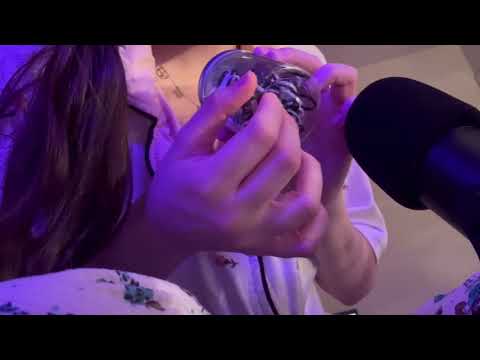 ASMR Tingly Whispering + Random triggers 💜