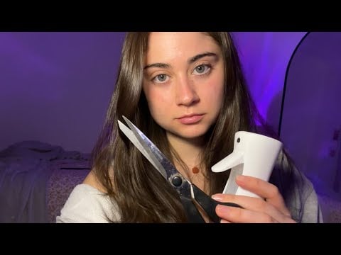 ASMR haircut