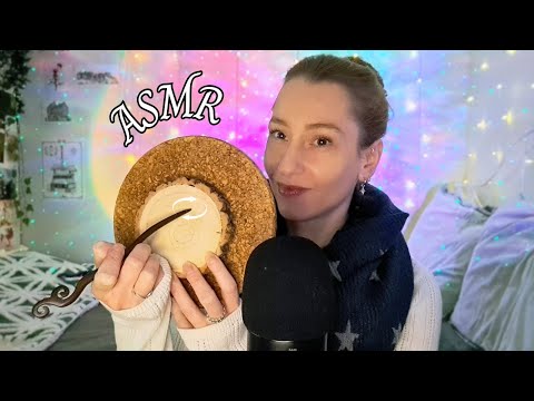 Circular ASMR 🌀| Cork & Wood Circle Scratching & Tracing to Get Your Tingles in a Spin 🌀✨