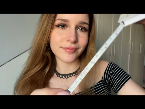 ASMR measuring your face 📏