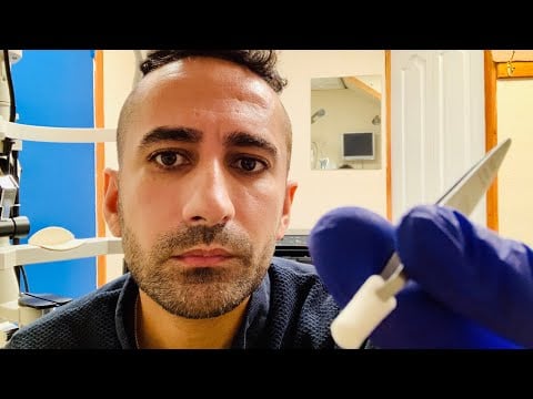 ASMR Optician Has NEW Tests For Dry Eye