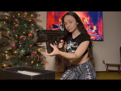 ASMR T3 SAS Electric Airsoft Gun While Whispering & Tapping You Into A Deep Sleep