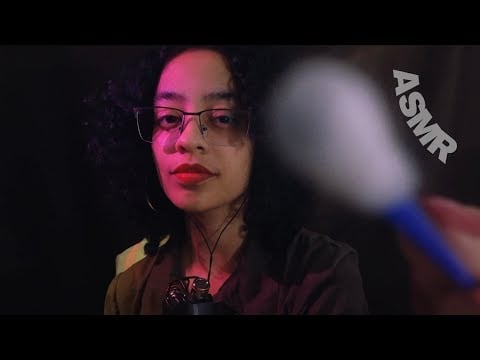 ASMR | LIMPEZA DE OUVIDO  (com sons reais de chuva)