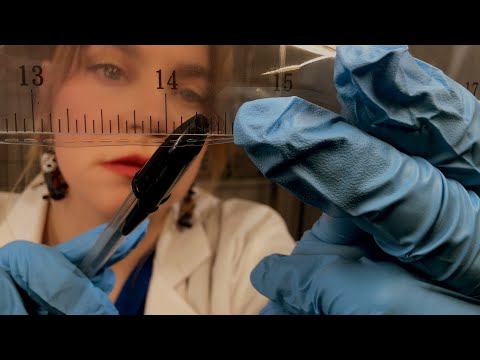 ASMR Observing You, Measuring You & Taking Many Notes | Unintelligible Whispering, Lots of Writing