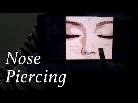 ASMR | Nose Piercing Roleplay (Camera touching, Light triggers, Stapler sounds)