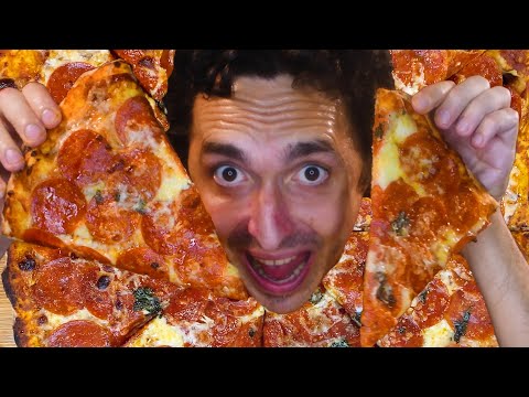 EXTRA PEPPERONI HOT HONEY PIZZA * ASMR MUKBANG NO TALKING * NOMNOMSAMMIEBOY