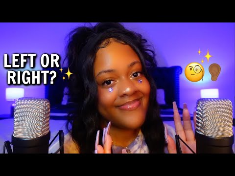 ASMR Deep Tingles In BOTH Ears👂🏽💜✨(Which Ear Makes You Tingle?)