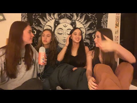 my friends try asmr