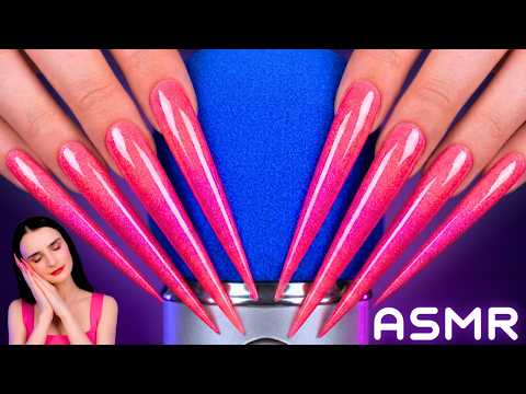 ASMR Mic Scratching with GIANT XXL Nails 😱 NO TALKING 🤫 for INSTANT Sleep & Relaxation - 4K