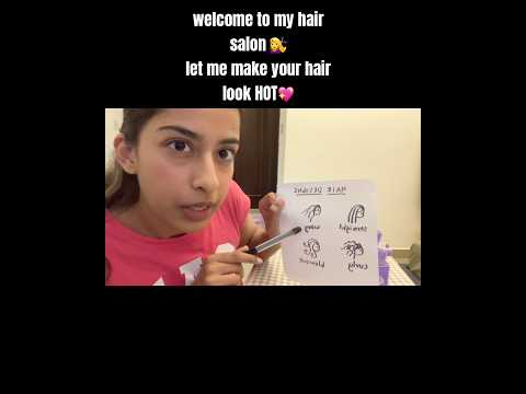 hair stylist gives u gorgeous hair 💇🏻‍♀️💖   #asmr #asmrroleplay #hairstyle
