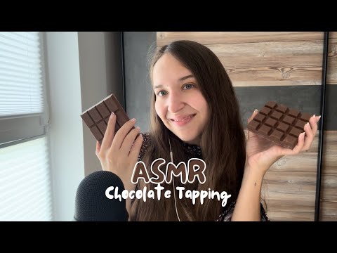 ASMR Chocolate Tapping 🍫 (Tapping & Textured Scratching on Chocolate, Whispering)