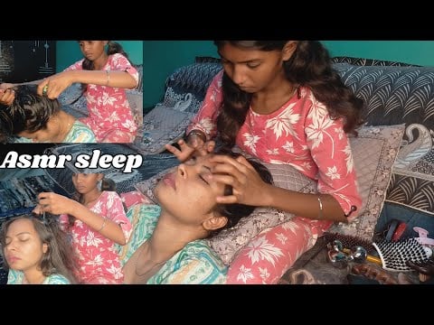 ✨ Ultimate Relaxation! Baijanti's Gentle Hair Oiling & Massage Gadget ASMR 💆‍♀️🌿