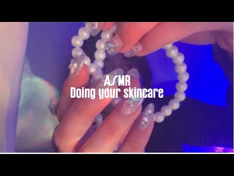ASMR I do your skincare (Whispered)