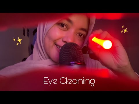 ASMR Eyecleaning Visual Triggers for Sleep ✨👀