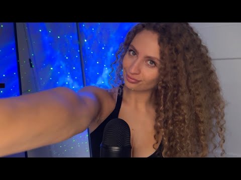 ASMR|| Hand Movements, Mouth Sounds & Hair Mic Scratching 
