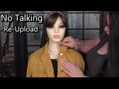 ASMR Precise Fixing (NO TALKING) Perfectionist Hair Fixing, Denim Scratching, Lint Roller, Styling