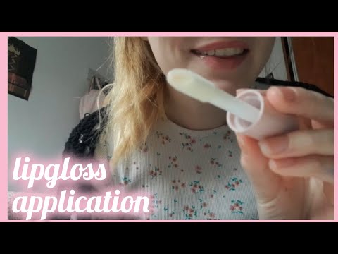 lofi asmr | lip gloss application on me & you 💄[kinda anticipatory]