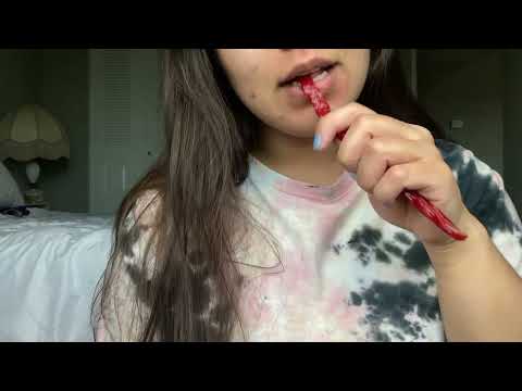 ASMR | Eating Twizzlers 🍬 (Mouth/Chewing Sounds)