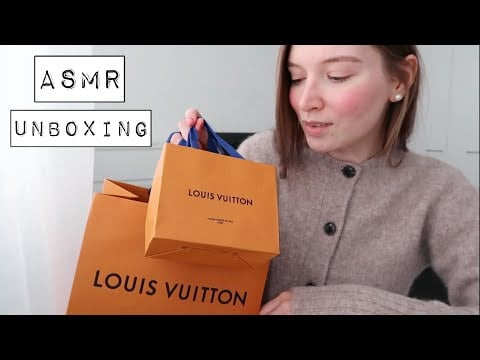 ASMR suomi - LOUIS VUITTON unboxing & esittely - Ystävänpäivä - АСМР распаковка