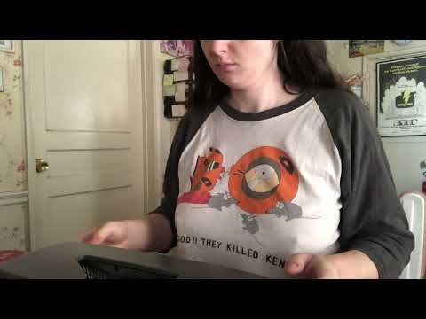 Trying out my new typewriter and typing out a message for my subs 💙 | relaxing typing ASMR