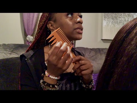 ASMR 💙 Girl in the Back of Class Comforts You & Plays in Your Hair Roleplay