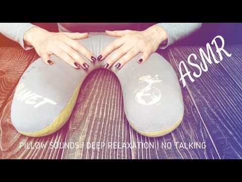 ASMR | Tapping & scratching | Pillow sounds 😴 | Deep relaxation | No talking