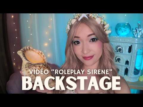 BACKSTAGE 🎥  "Roleplay Sirène" (décor, set-up, & bruitages) 🧜🏻‍♀️🌊