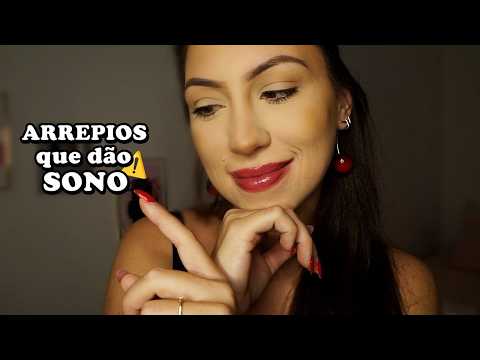 ASMR Arrepios que dão Sono (sussurros, toques na tela, atenção pessoal)