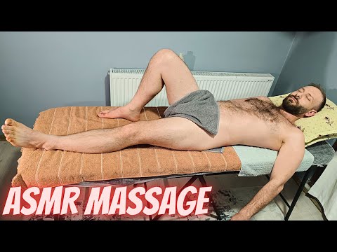 ASMR MASTER AMAZING TURKISH BODY MASSAGE-Chest,leg,foot,arm,back Model Emre