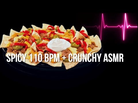 My Fast Irregular Heart While Eating Spicy Nachos | Female Heartbeat ASMR