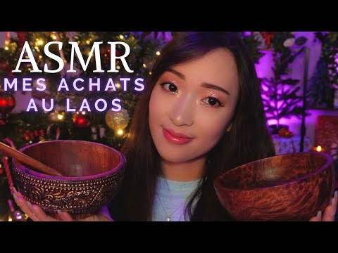 ASMR HAUL | Mes achats au Laos (souvenirs, accessoires, cosmétiques, make-up...)