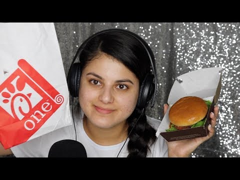 ASMR Eating Chick Fil A + Childhood Memories | Amy Ali ASMR