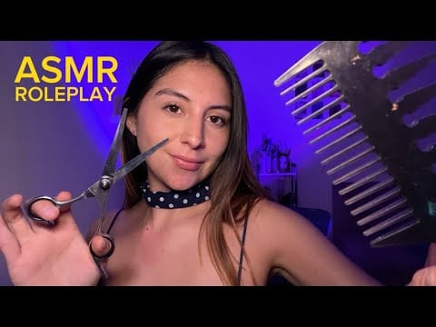 ASMR ROLEPLAY / CORTE DE CABELLO INTENSO ✂️