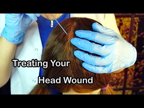 ASMR School Nurse: Taking Care of Your Head Injury (Whispered)