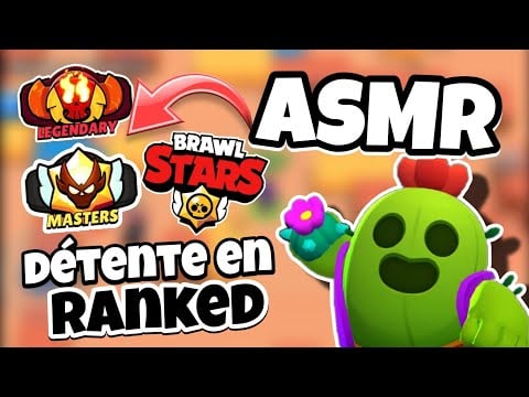 ASMR Français • JE TE DETEND EN RANKED SUR BRAWL STARS POUR T’ENDORMIR TRES RAPIDEMENT 😴💤
