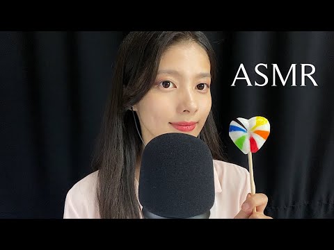 ASMR 하트 모양 롤리팝 사탕 이팅 사운드 /Heart Shaped Lollipop Eating Sounds